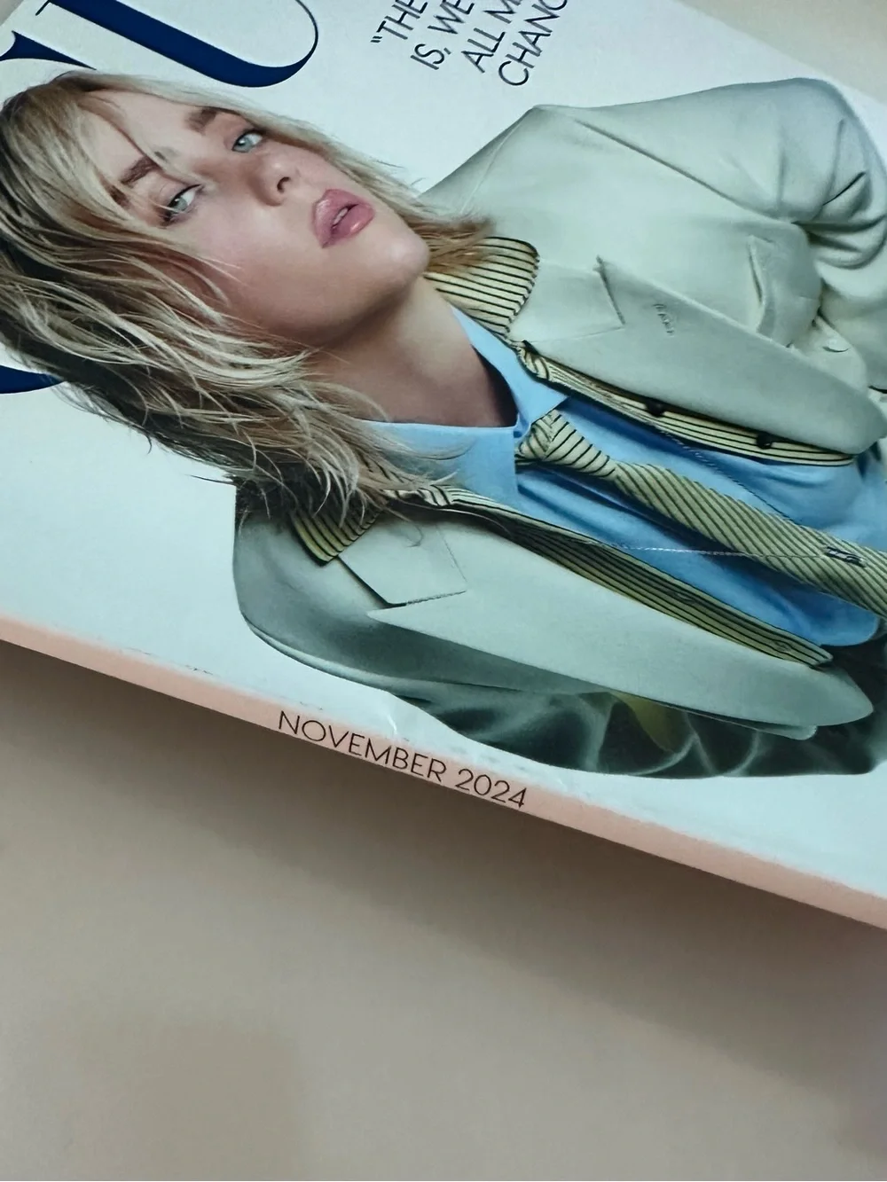 Vogue Magazine Cover Featuring Billie Eilish